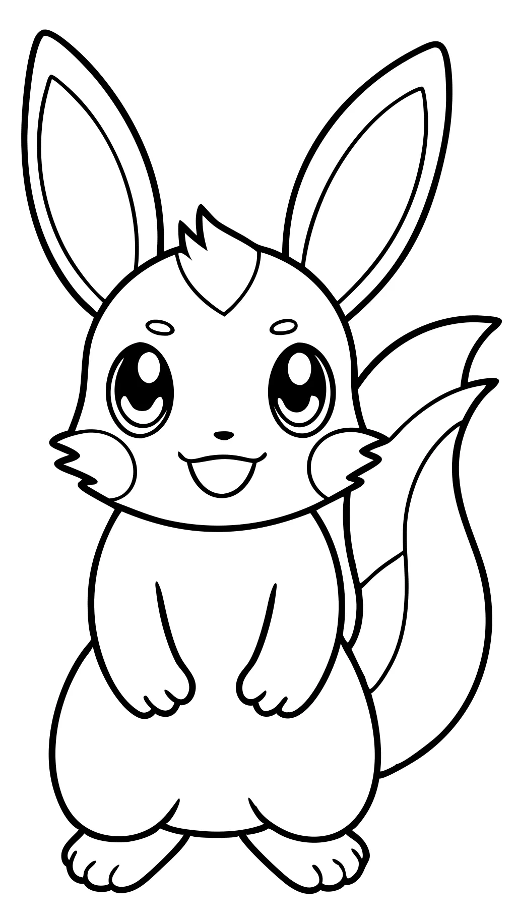 Mew Pokemon Coloring Pages